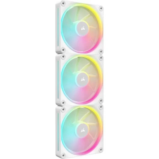 corsair Corsair PWM iCUE LINK LX120 RGB Paquete Triple 120 mm Blanco - Imagen 1
