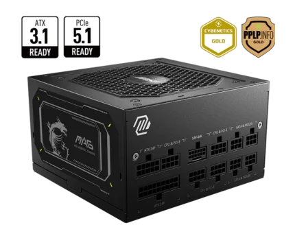 MSI Fuente Alimentación MAG A850GL PCIE5 II 850W